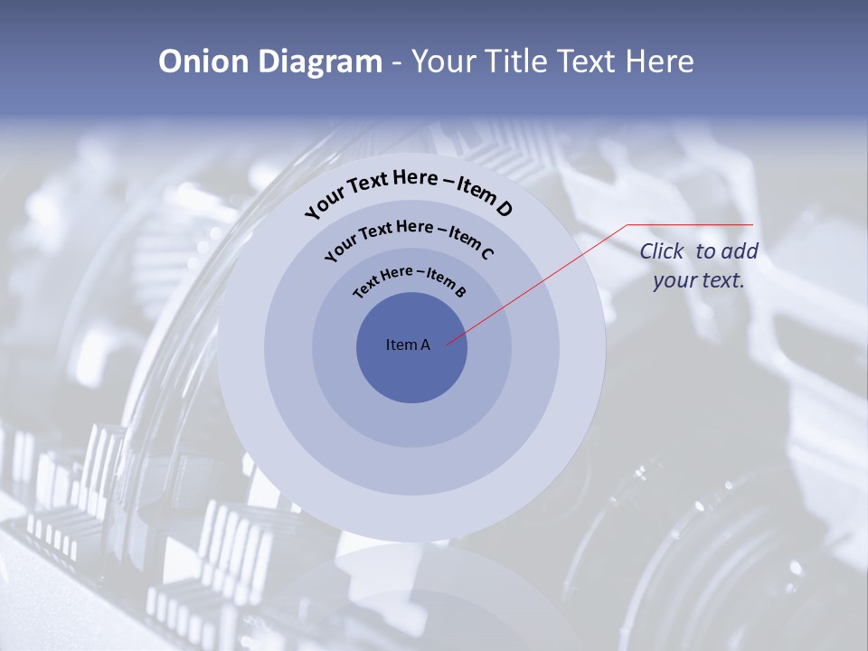 Gear Mechanical Equipment PowerPoint Template