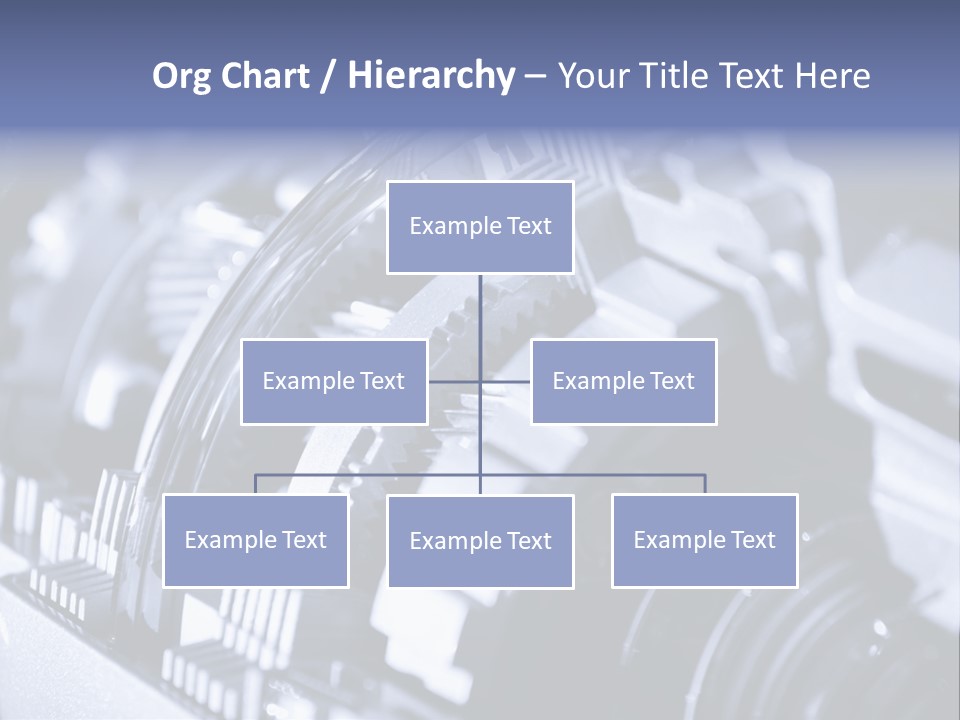 Gear Mechanical Equipment PowerPoint Template