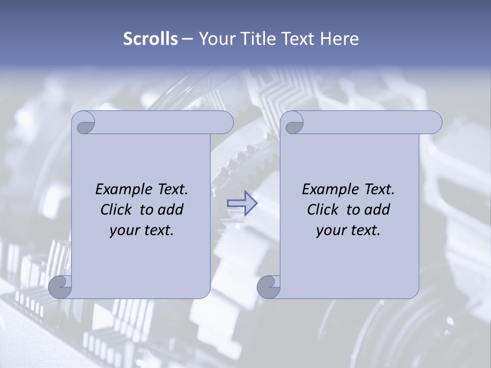 Gear Mechanical Equipment PowerPoint Template
