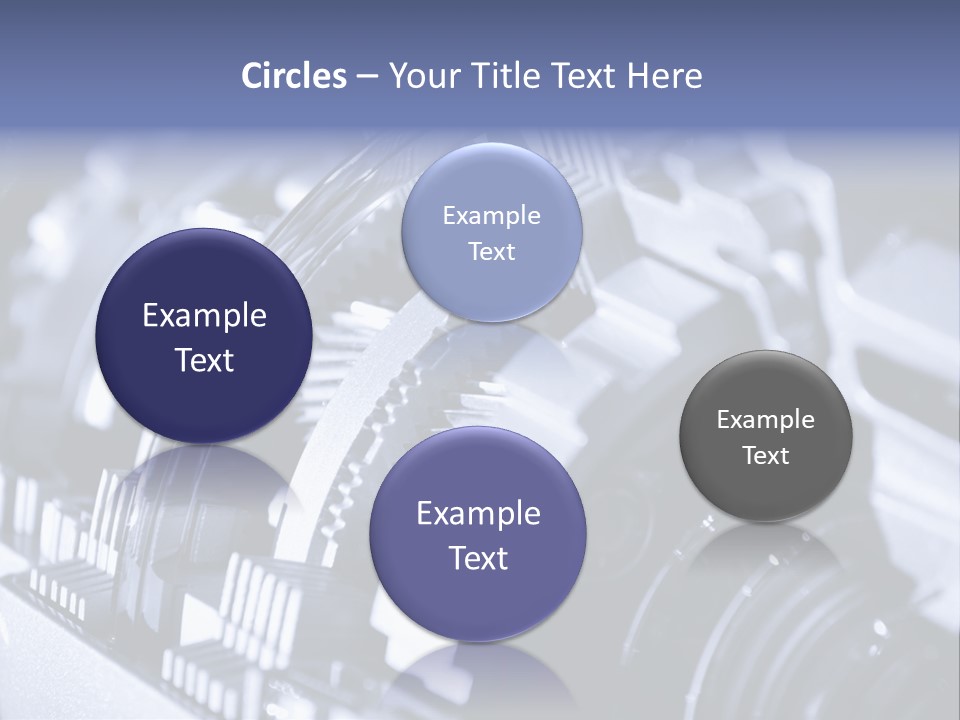 Gear Mechanical Equipment PowerPoint Template