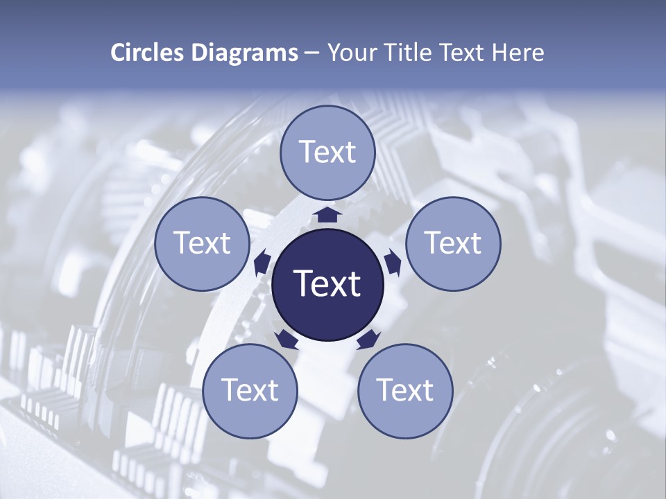 Gear Mechanical Equipment PowerPoint Template