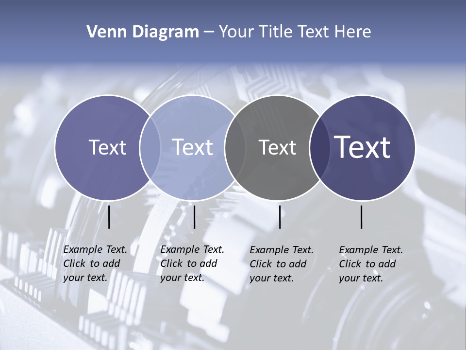 Gear Mechanical Equipment PowerPoint Template