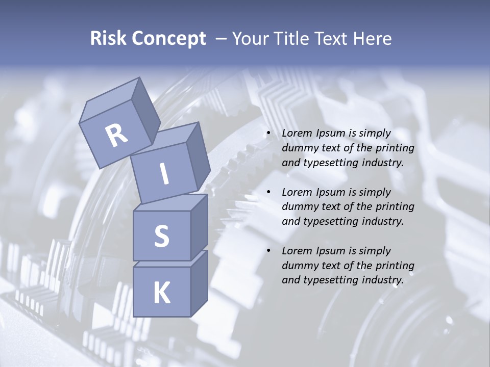 Gear Mechanical Equipment PowerPoint Template