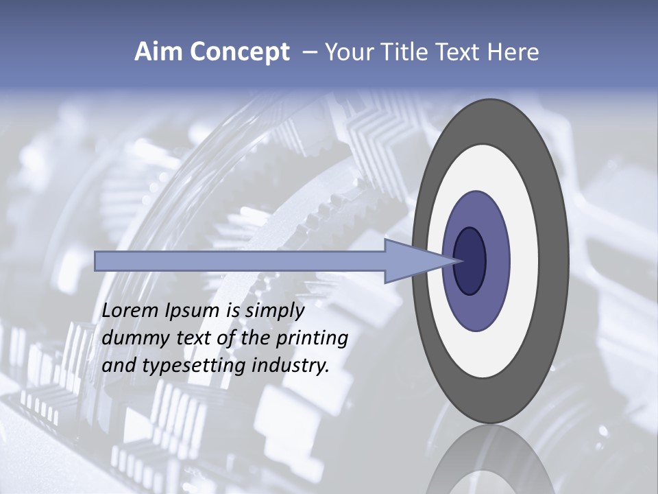 Gear Mechanical Equipment PowerPoint Template
