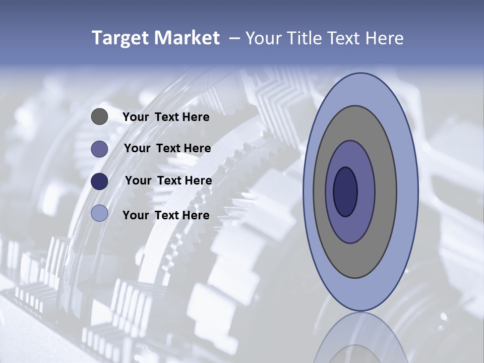 Gear Mechanical Equipment PowerPoint Template