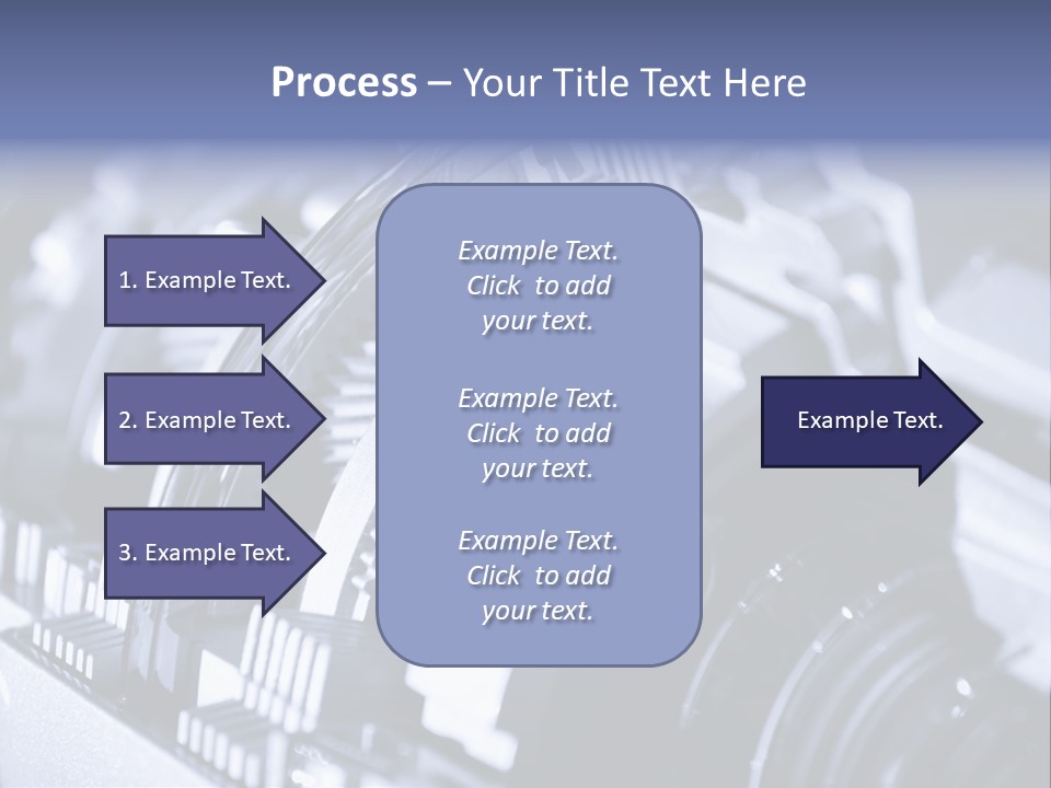 Gear Mechanical Equipment PowerPoint Template