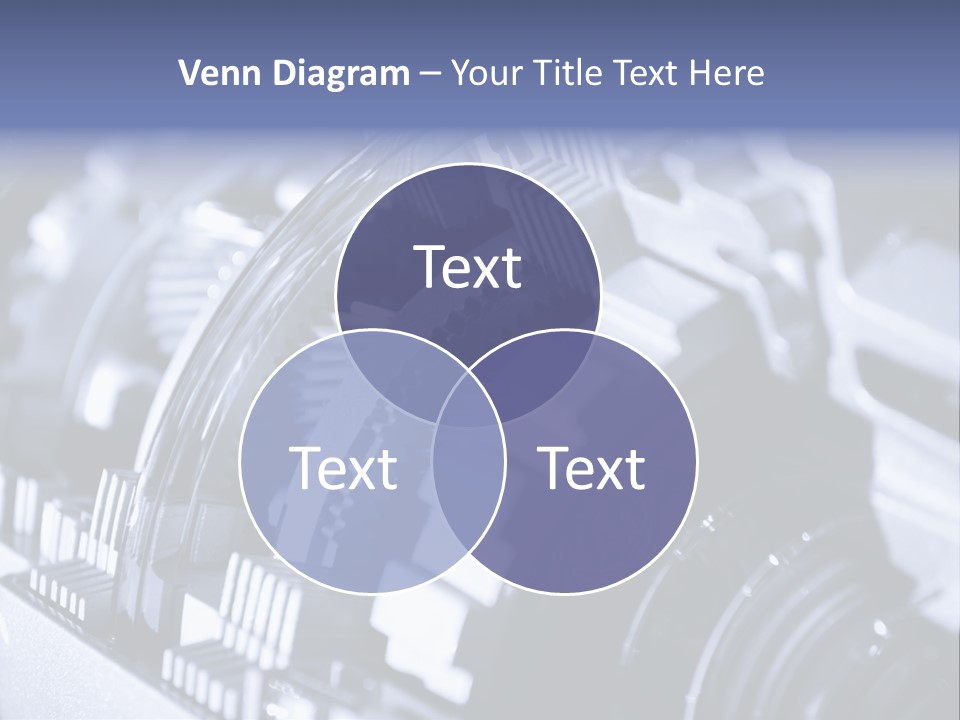 Gear Mechanical Equipment PowerPoint Template