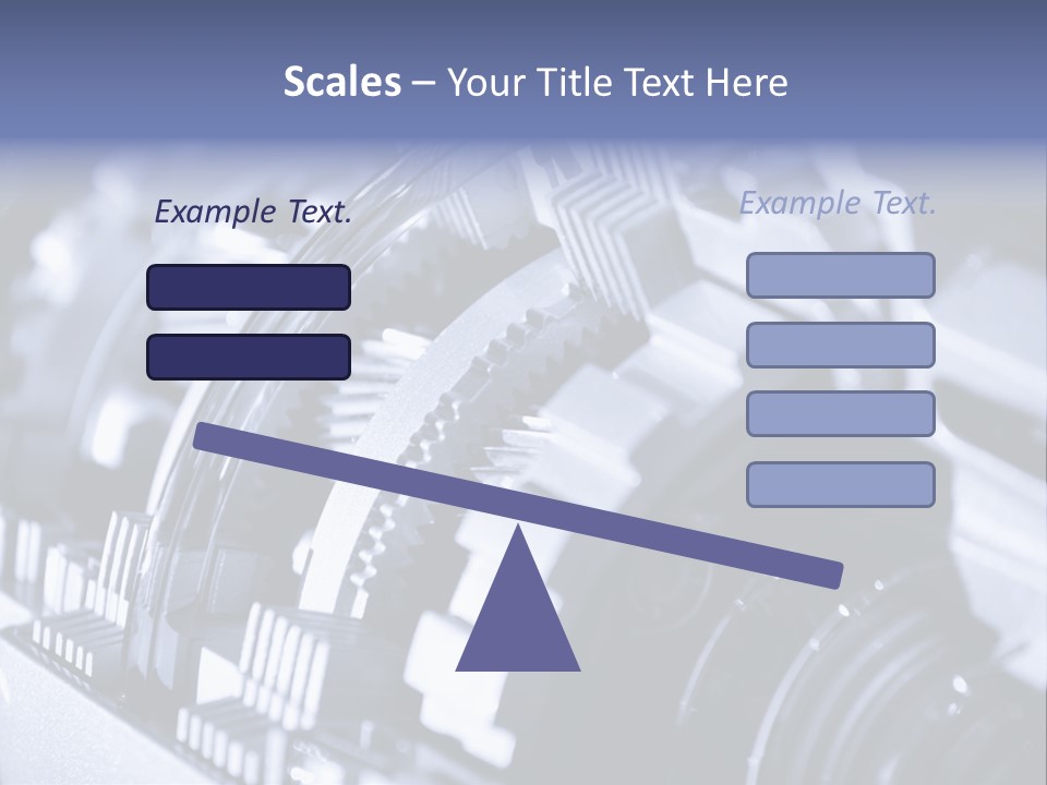 Gear Mechanical Equipment PowerPoint Template