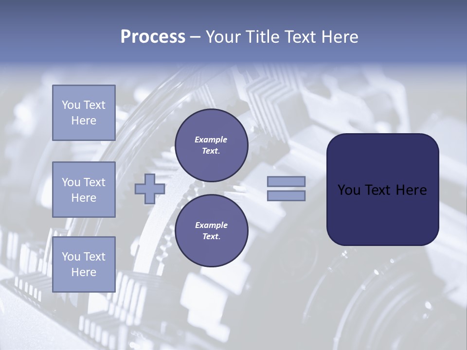 Gear Mechanical Equipment PowerPoint Template