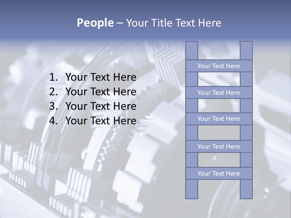 Gear Mechanical Equipment PowerPoint Template