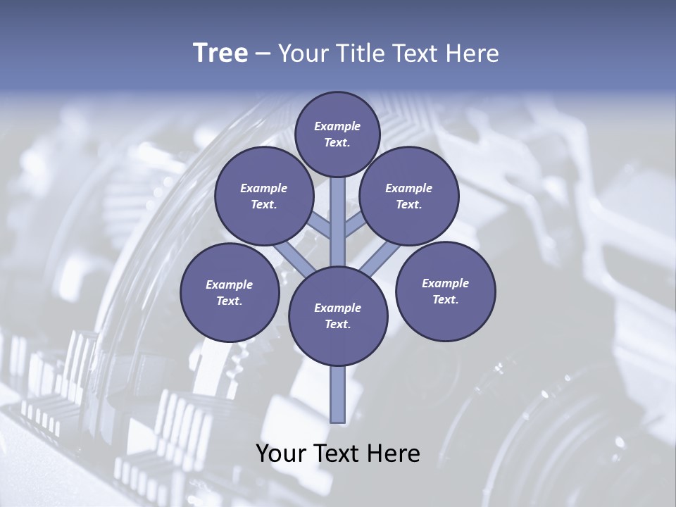 Gear Mechanical Equipment PowerPoint Template