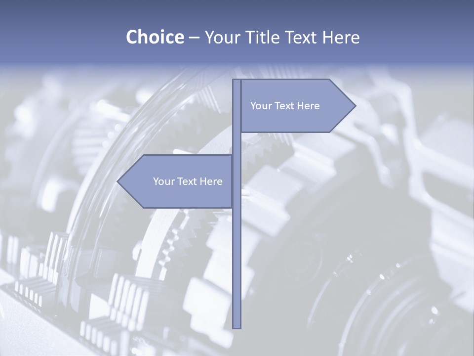 Gear Mechanical Equipment PowerPoint Template