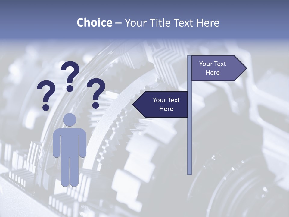 Gear Mechanical Equipment PowerPoint Template