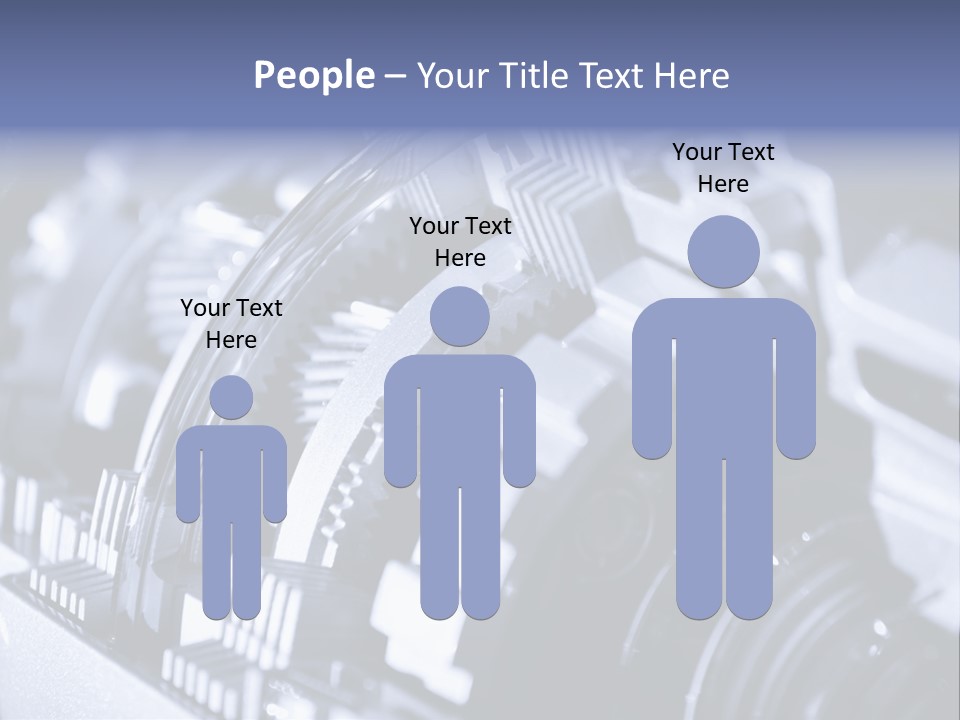 Gear Mechanical Equipment PowerPoint Template