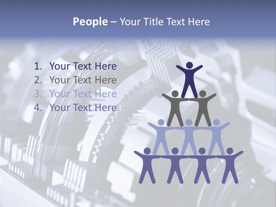 Gear Mechanical Equipment PowerPoint Template