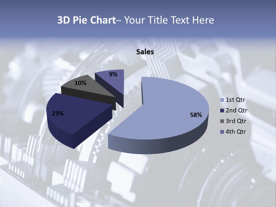Gear Mechanical Equipment PowerPoint Template