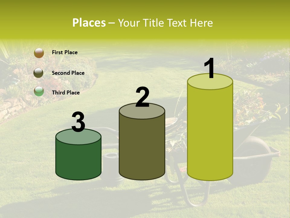 Late Summer Verdigris Embellishment PowerPoint Template