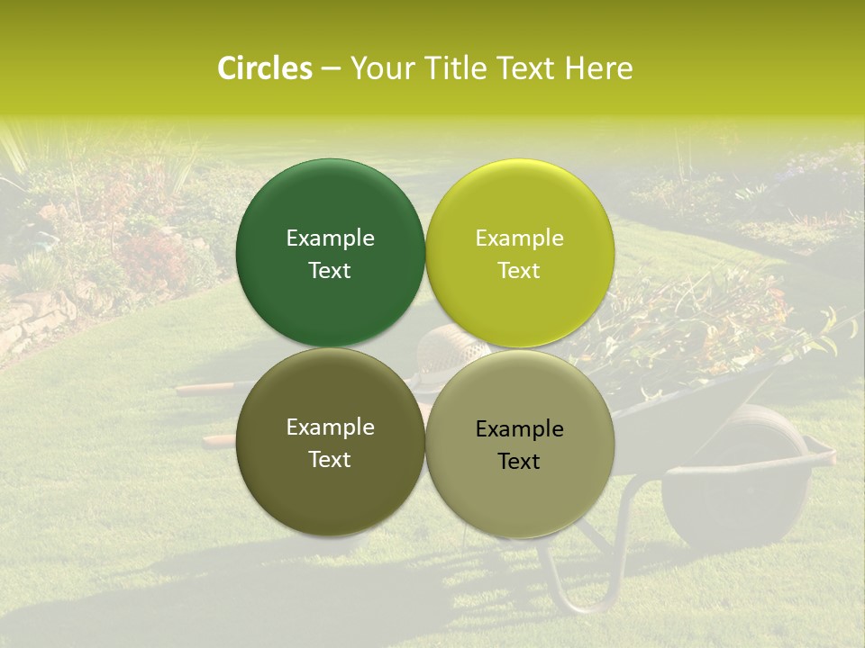 Late Summer Verdigris Embellishment PowerPoint Template