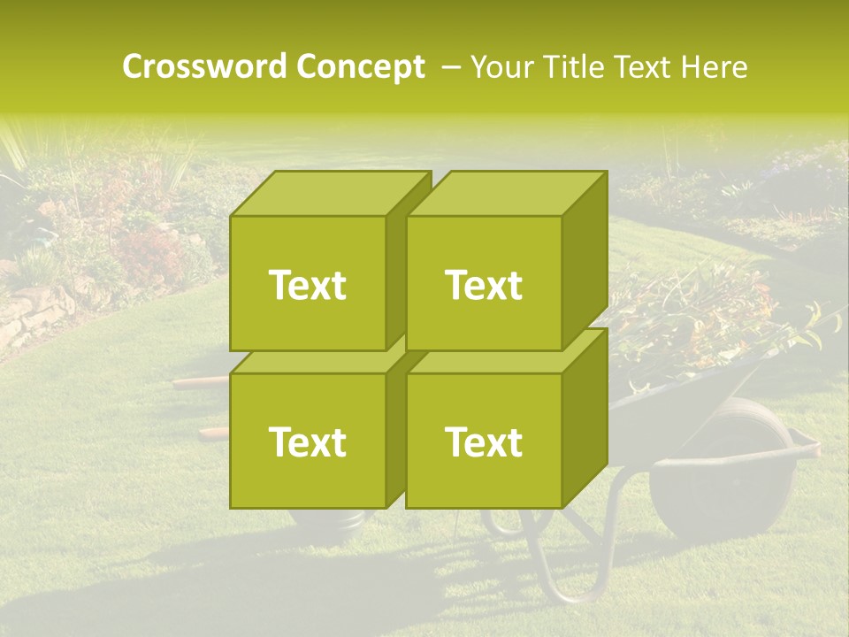 Late Summer Verdigris Embellishment PowerPoint Template