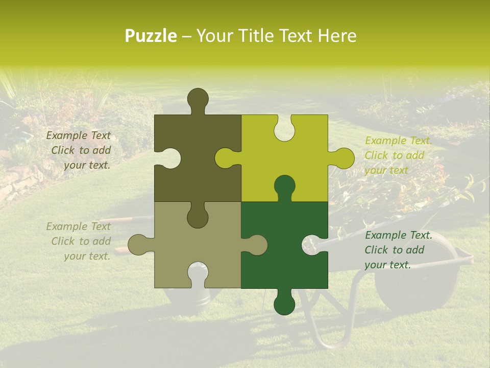 Late Summer Verdigris Embellishment PowerPoint Template