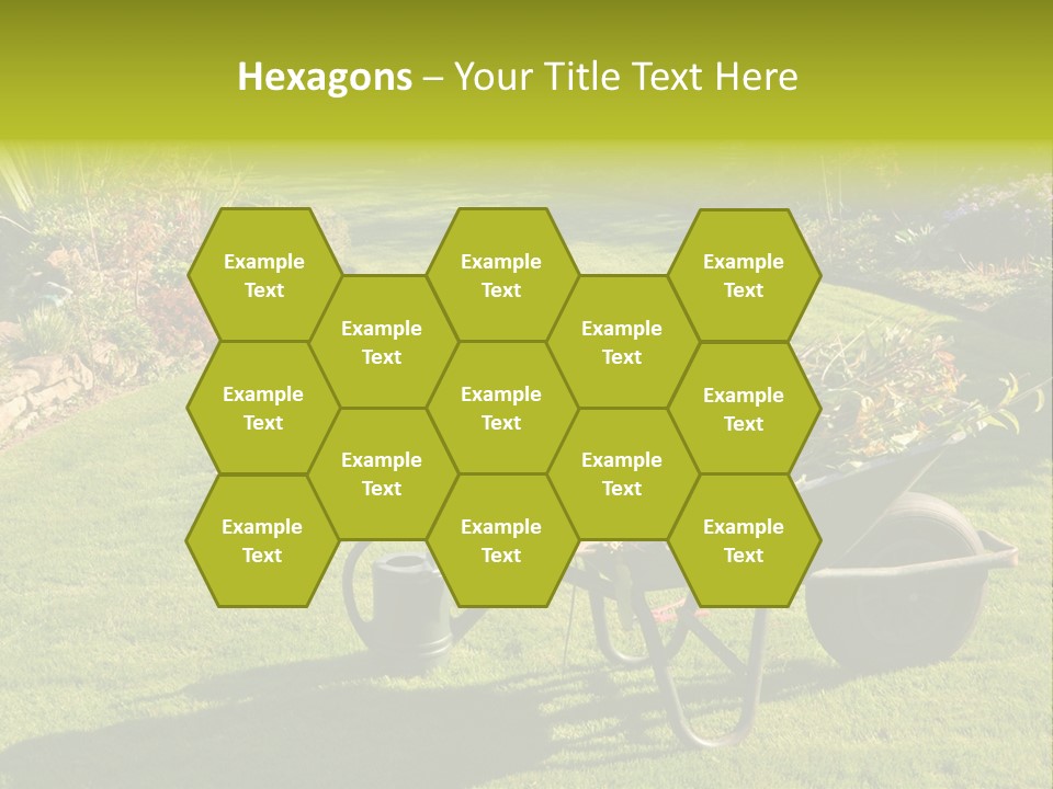 Late Summer Verdigris Embellishment PowerPoint Template