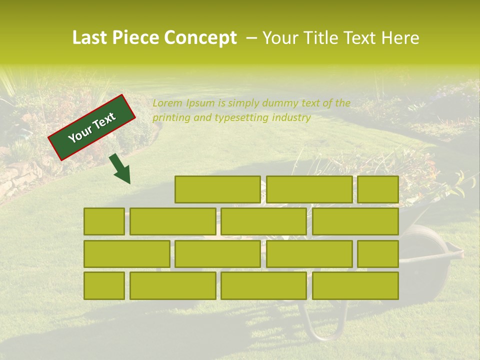 Late Summer Verdigris Embellishment PowerPoint Template