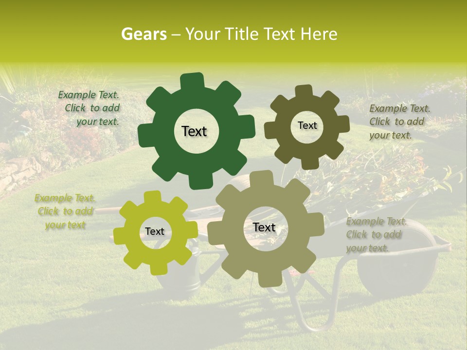 Late Summer Verdigris Embellishment PowerPoint Template