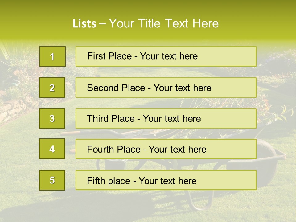 Late Summer Verdigris Embellishment PowerPoint Template