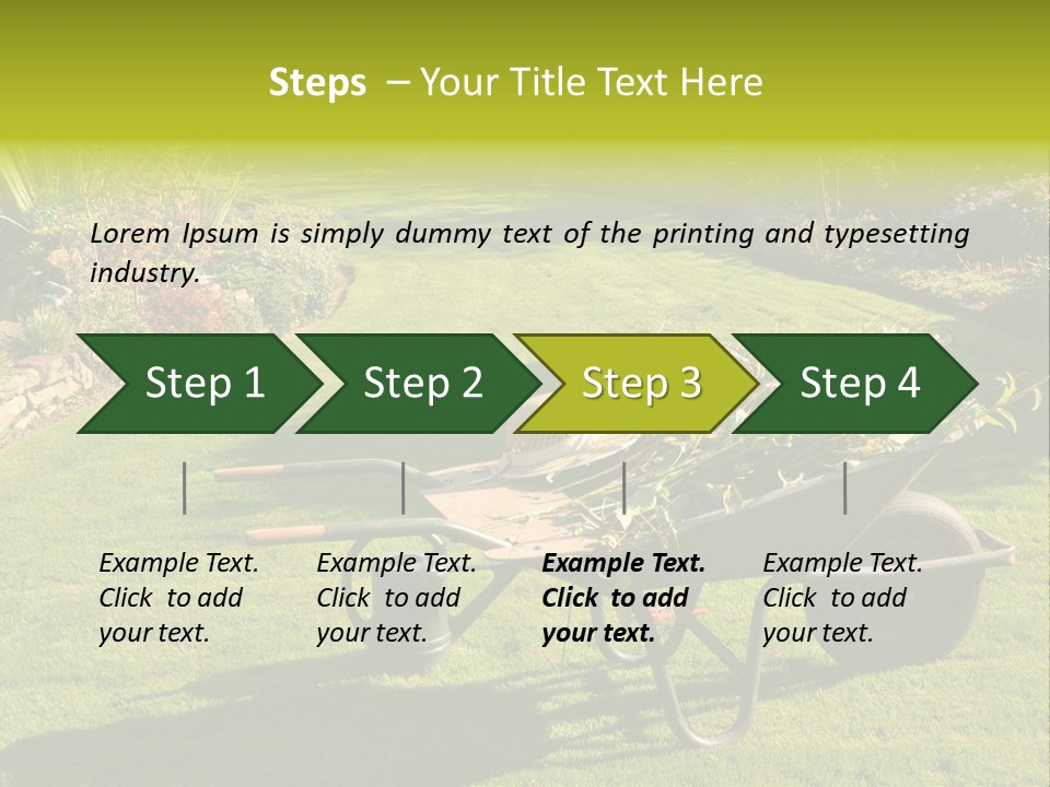 Late Summer Verdigris Embellishment PowerPoint Template