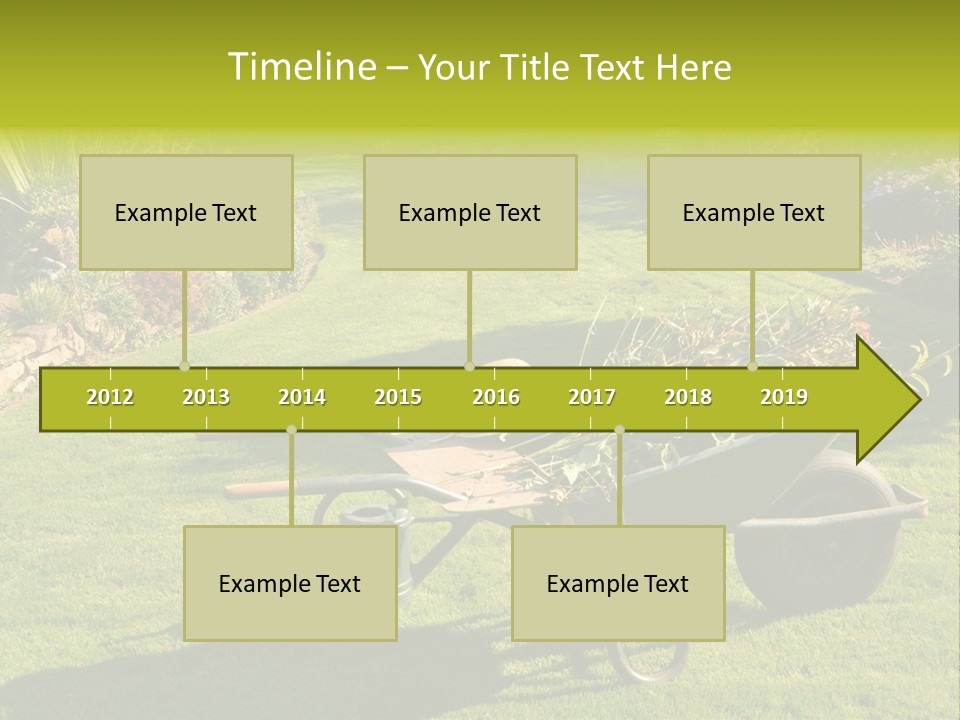 Late Summer Verdigris Embellishment PowerPoint Template