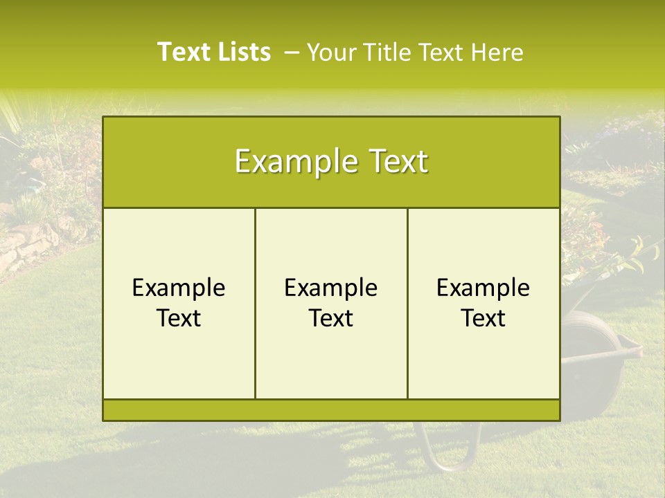 Late Summer Verdigris Embellishment PowerPoint Template