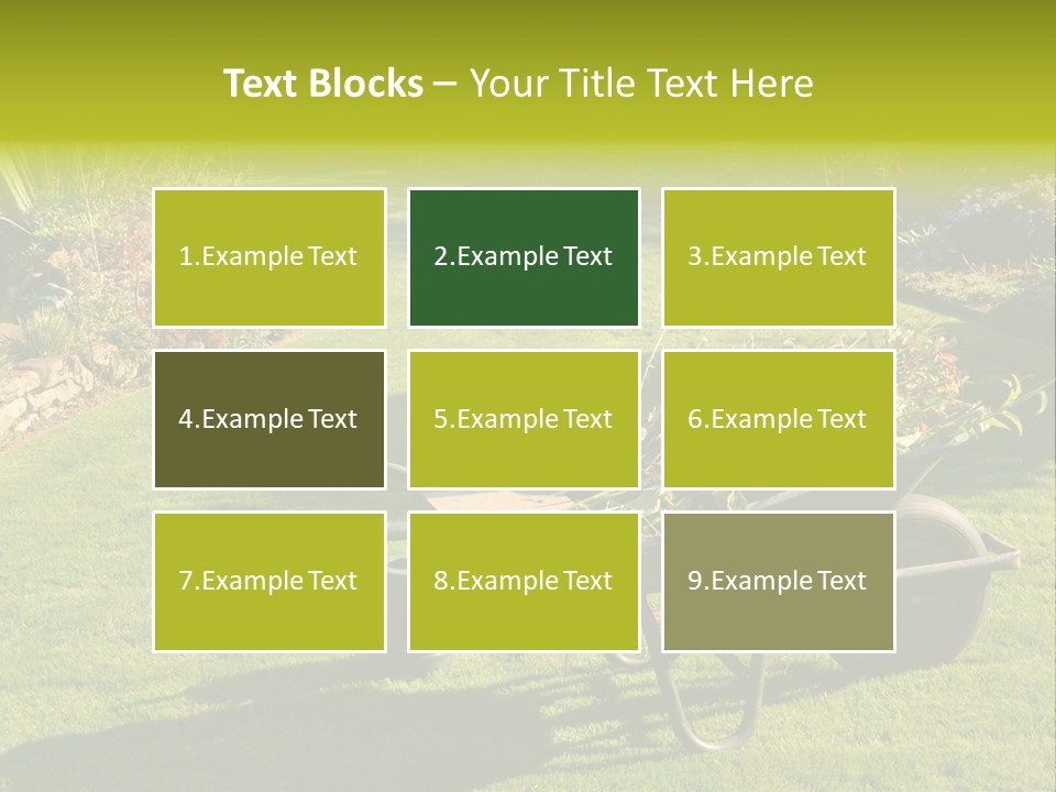 Late Summer Verdigris Embellishment PowerPoint Template