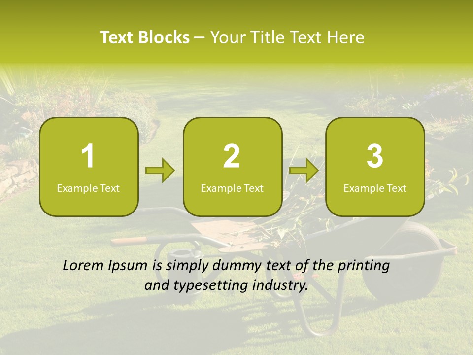 Late Summer Verdigris Embellishment PowerPoint Template