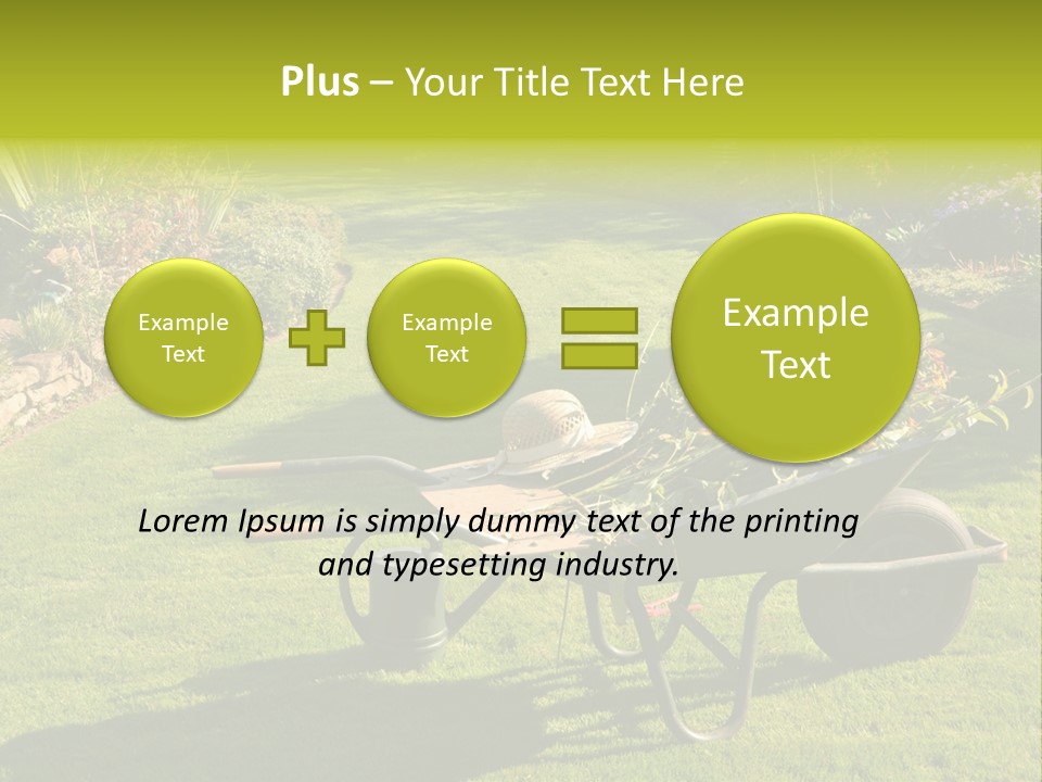 Late Summer Verdigris Embellishment PowerPoint Template
