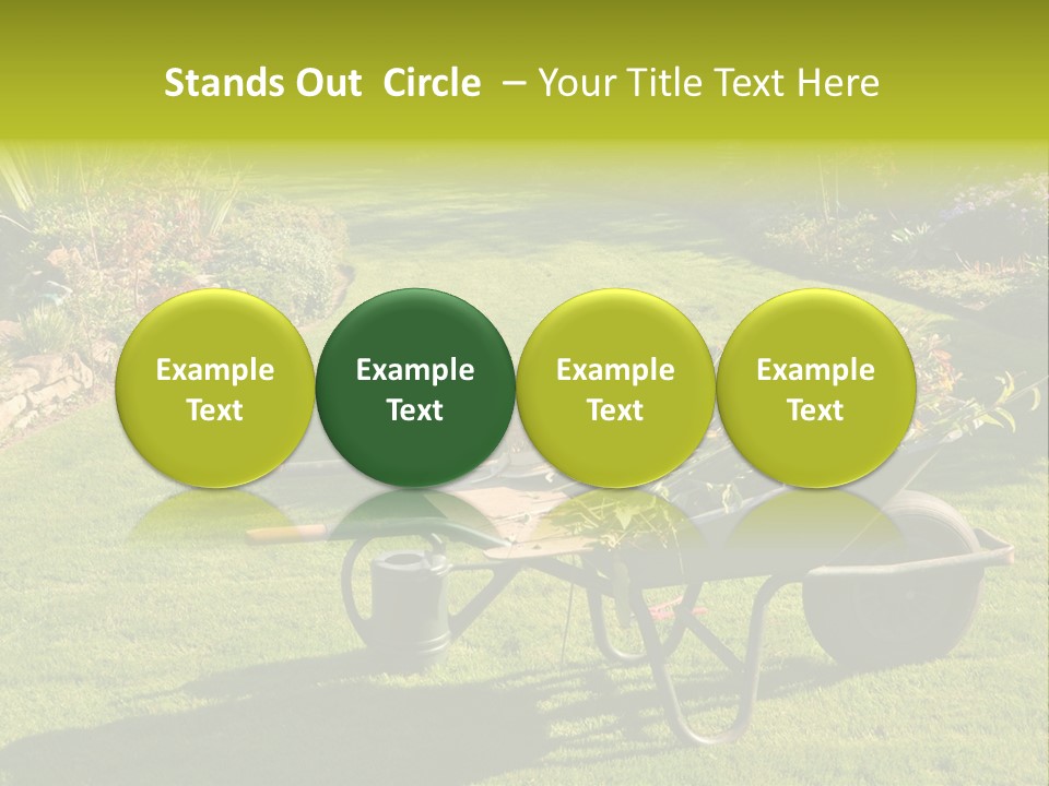 Late Summer Verdigris Embellishment PowerPoint Template