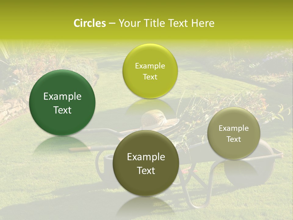 Late Summer Verdigris Embellishment PowerPoint Template