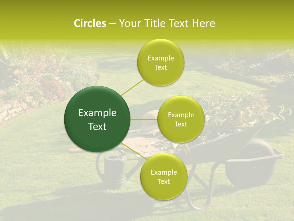 Late Summer Verdigris Embellishment PowerPoint Template