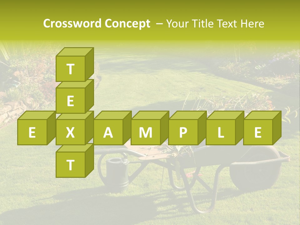 Late Summer Verdigris Embellishment PowerPoint Template