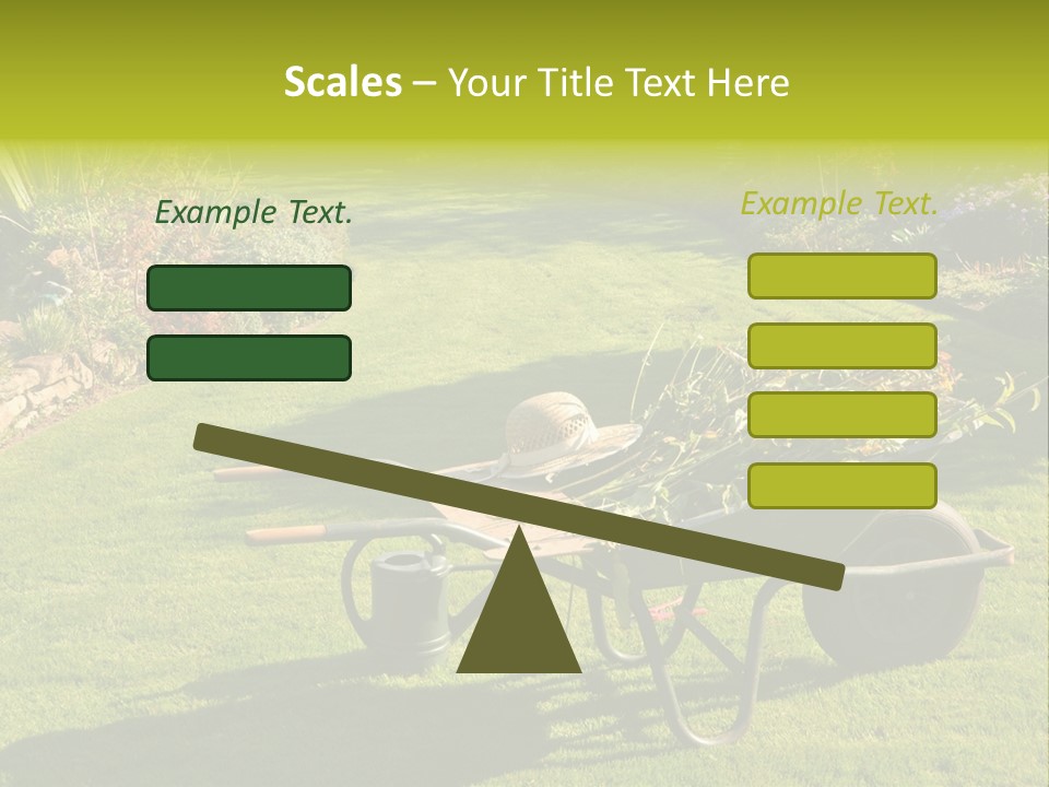 Late Summer Verdigris Embellishment PowerPoint Template