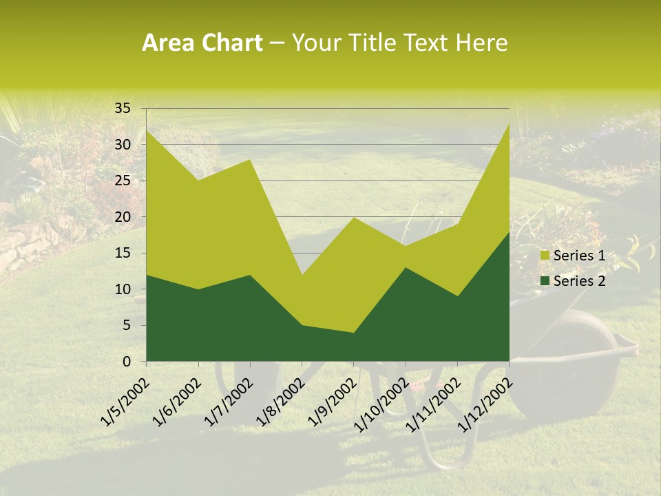 Late Summer Verdigris Embellishment PowerPoint Template
