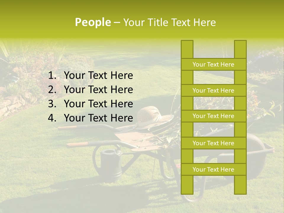 Late Summer Verdigris Embellishment PowerPoint Template