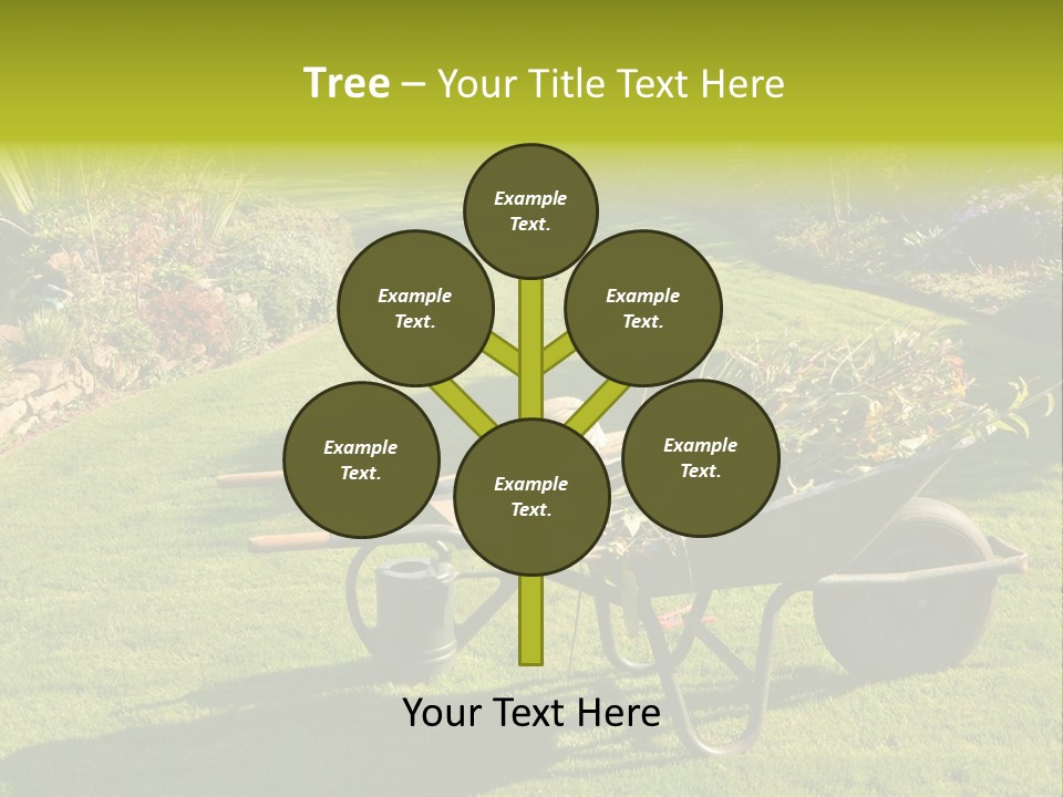 Late Summer Verdigris Embellishment PowerPoint Template