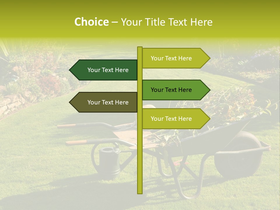 Late Summer Verdigris Embellishment PowerPoint Template