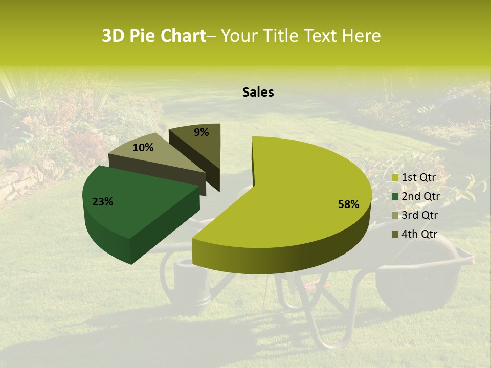 Late Summer Verdigris Embellishment PowerPoint Template