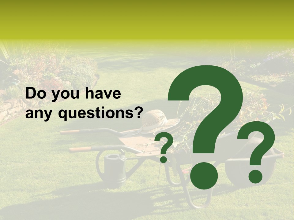 Late Summer Verdigris Embellishment PowerPoint Template