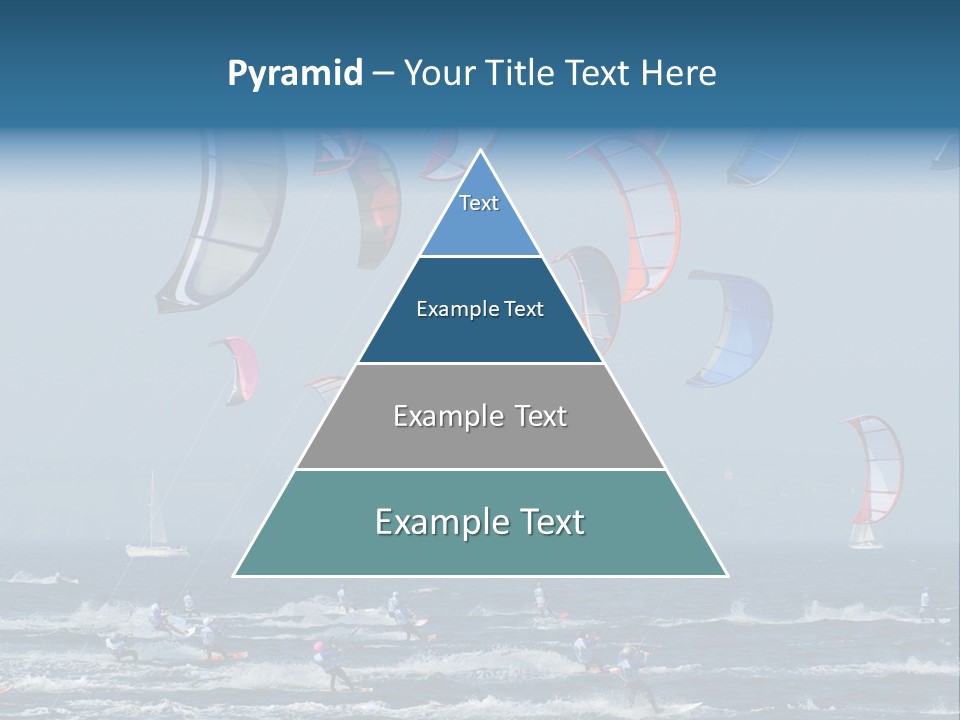 Wing People Kitesurf PowerPoint Template