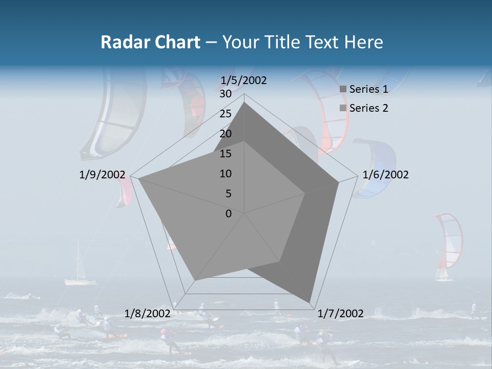 Wing People Kitesurf PowerPoint Template