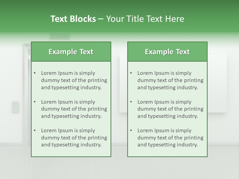 Modern Hotel Office PowerPoint Template