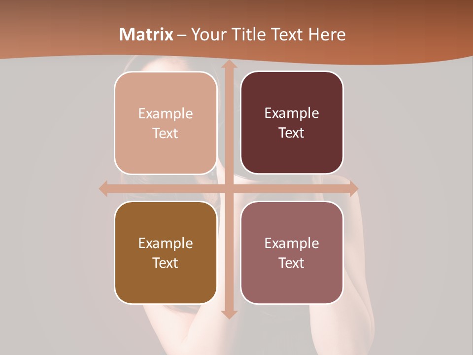 Technologie Fashion Selbstvertrauen PowerPoint Template