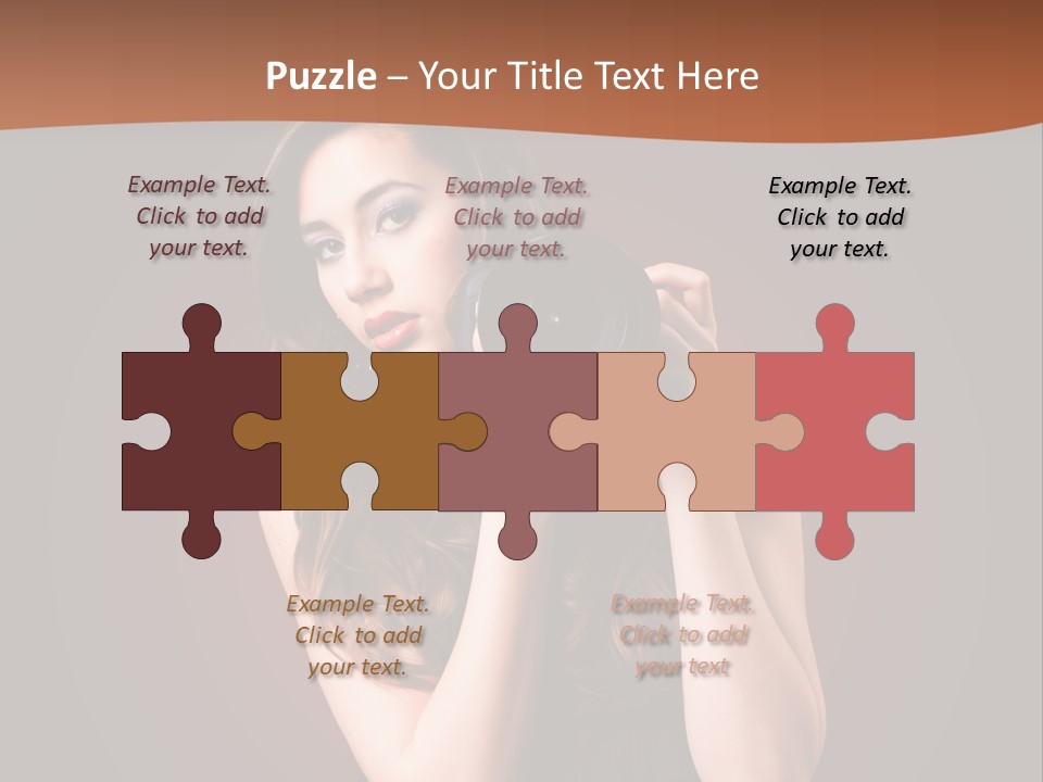 Technologie Fashion Selbstvertrauen PowerPoint Template